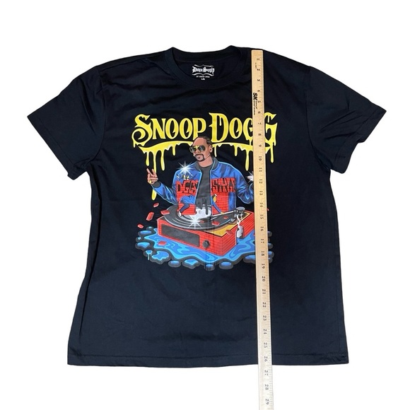 Dogg Supply by Snoop Dogg black graphic colorful L size t-shirt drip turntable - Picture 3 of 5